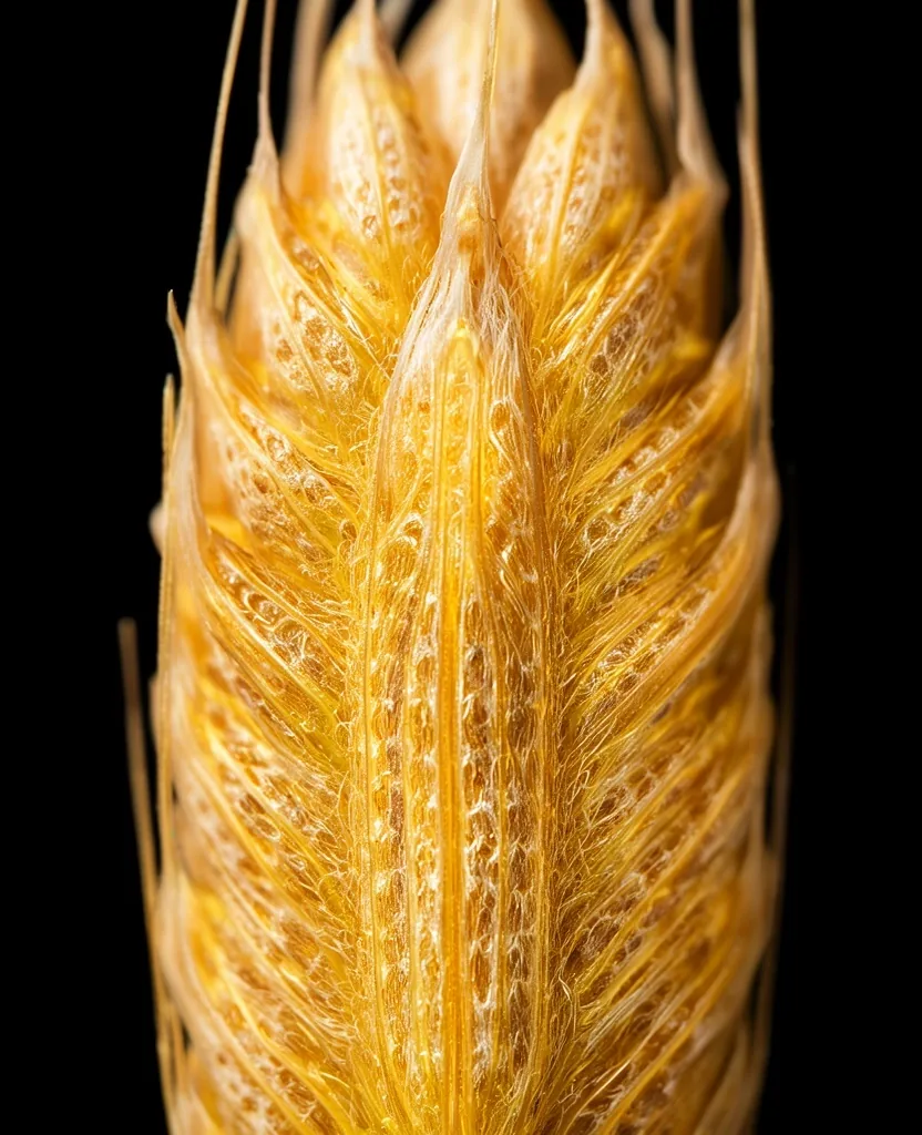 Micro-détail d'une enveloppe de grain